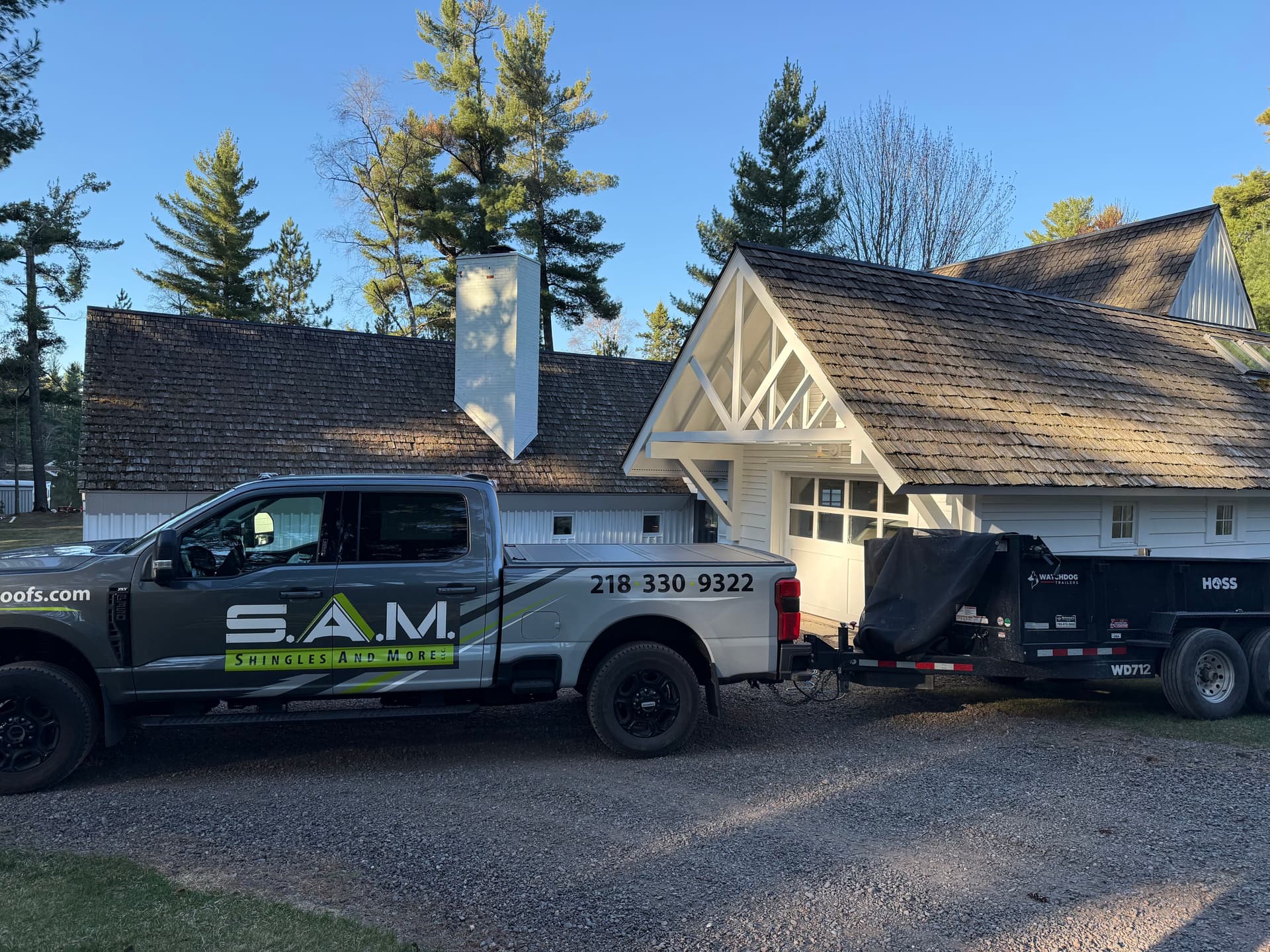 Gallery photos for Full Cedar Shake Roof Replacement on a Duluth Property: Image #7